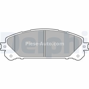 Set plăcuțe frână față, DELPHI , pentru: TOYOTA CAMRY, HIGHLANDER, HIGHLANDER / KLUGER, RAV 4 IV, RAV 4 V 2.0-3.5H 05.07- 2