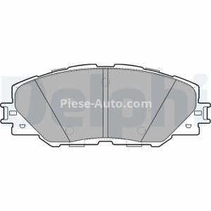Set plăcuțe frână față, DELPHI , pentru: TOYOTA AURIS, COROLLA, MARK X ZIO I, MATRIX, MIRAI, NOAH/VOXY, PRIUS PLUS, RAV 4 III, RAV 4 IV, URBAN CRUISER, VERSO S 1.33-Electric 11.05- 3