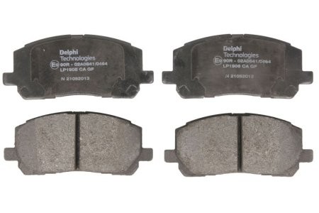 Set plăcuțe frână față, DELPHI , pentru: TOYOTA HIGHLANDER, HIGHLANDER / KLUGER 2.4/3.0/3.3 01.98-08.07 1