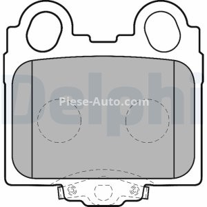 Set plăcuțe frână spate, DELPHI , pentru:  TOYOTA ALTEZZA, ARISTO, BREVIS, MARK II, MARK II IX, PROGRES, VEROSSA 2.0-4.3 08.97-07.10 3