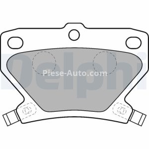 Set plăcuțe frână spate, DELPHI , pentru:  TOYOTA CAMRY, CELICA, COROLLA, COROLLA VERSO, IST, PRIUS, VIOS / SOLUNA VIOS, YARIS, YARIS VERSO 1.0-2.0D 10.82-12.09