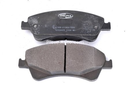 Set plăcuțe frână față, DELPHI , pentru: TOYOTA AURIS, AVENSIS, COROLLA, VERSO 1.4D-2.2D 10.06-10.18