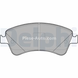 Set plăcuțe frână față, DELPHI , pentru: TOYOTA AURIS, AVENSIS, COROLLA, VERSO 1.4D-2.2D 10.06-10.18 3