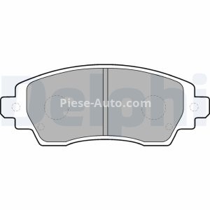 Set plăcuțe frână față, DELPHI , pentru: TOYOTA COROLLA, COROLLA/KOMBI, PICNIC 1.4-2.0D 05.95-01.02 3