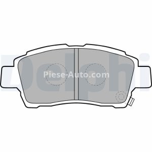 Set plăcuțe frână față, DELPHI , pentru: TOYOTA ECHO, PLATZ, PROBOX / SUCCEED, VIOS / SOLUNA VIOS, YARIS, YARIS VERSO 1.0-1.5 04.99-08.14 3
