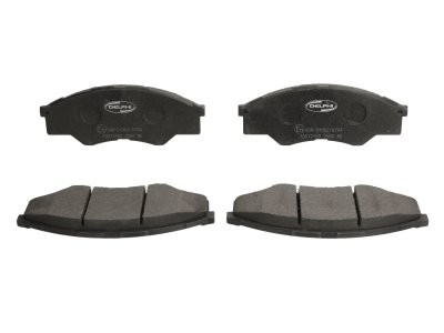 Set plăcuțe frână față, DELPHI , pentru: TOYOTA HILUX VII 2.5D 03.05-05.15