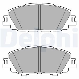 Set plăcuțe frână față, DELPHI , pentru: TOYOTA PRIUS PHV, YARIS CROSS 1.5H/1.8H 01.16-