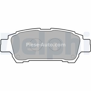 Set plăcuțe frână spate, DELPHI , pentru: TOYOTA ALPHARD I, AVENSIS VERSO, ISIS, NOAH/VOXY, PREVIA II, SIENNA, YARIS 1.4D-3.5 02.00-08.14 3