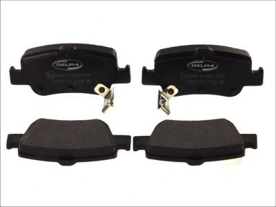 Set plăcuțe frână spate, DELPHI , pentru: TOYOTA AURIS, COROLLA, VERSO 1.2-2.2D 10.06-08.19