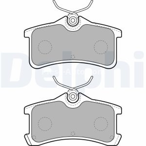 Set plăcuțe frână spate, DELPHI , pentru: TOYOTA AVENSIS, COROLLA 1.4-2.0D 09.97-02.03