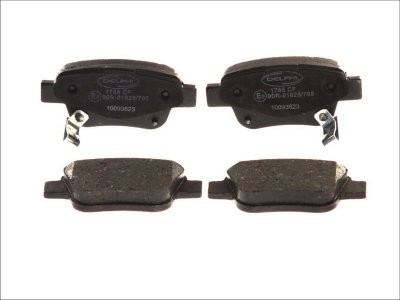Set plăcuțe frână spate, DELPHI , pentru: TOYOTA AVENSIS, COROLLA VERSO, PREVIA, PREVIA III 1.6-3.5 03.03-