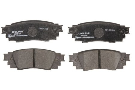 Set plăcuțe frână spate, DELPHI , pentru: TOYOTA C-HR, YARIS CROSS 1.2-2.0 10.16-