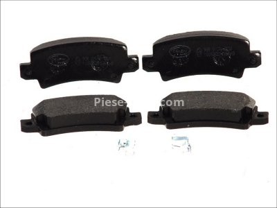 Set plăcuțe frână spate, DELPHI , pentru: TOYOTA COROLLA, COROLLA VERSO 1.4-2.0D 01.01-03.08