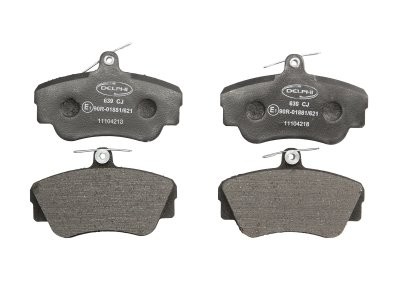 Set plăcuțe frână față, DELPHI , pentru: VOLVO 440, 460, 480 1.6-2.0 04.86-12.96