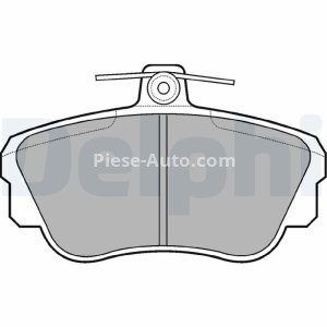 Set plăcuțe frână față, DELPHI , pentru: VOLVO 440, 460, 480 1.6-2.0 04.86-12.96