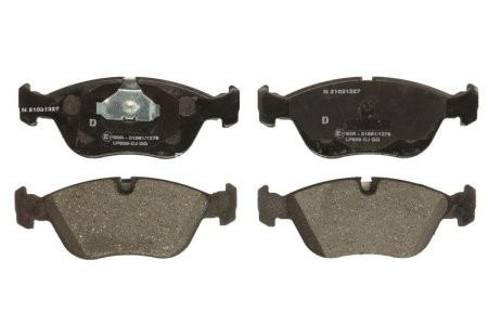 Set plăcuțe frână față, DELPHI , pentru: VOLVO 850, C70 I, S70, V70 I 2.0-2.5D 06.91-10.05