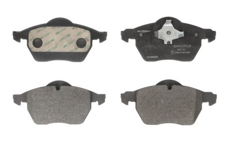 Set plăcuțe frână față, DELPHI , pentru: VOLVO C70 I, S70, V70 I, XC70 I 2.3-2.5D 04.96-10.05
