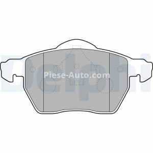 Set plăcuțe frână față, DELPHI , pentru: VOLVO C70 I, S70, V70 I, XC70 I 2.3-2.5D 04.96-10.05 3