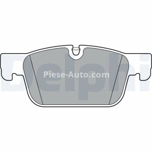 Set plăcuțe frână față, DELPHI , pentru: VOLVO S60 III, S90 II, V60 II, V90 II, XC60 II 2.0-2.0H 03.16-