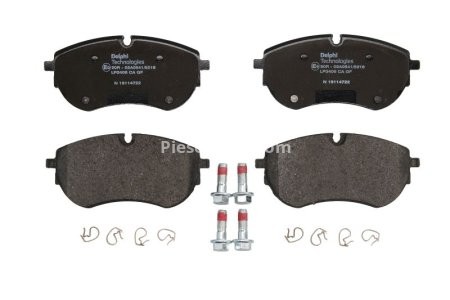 Set plăcuțe frână față, DELPHI , pentru: VW AMAROK 2.0/2.0D/3.0D 12.10-05.22