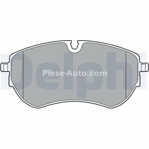 Set plăcuțe frână față, DELPHI , pentru: VW AMAROK 2.0/2.0D/3.0D 12.10-05.22