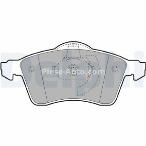 Set plăcuțe frână față, DELPHI , pentru: VW CALIFORNIA T4 CAMPER, TRANSPORTER T4 1.9D-2.8 07.90-06.03