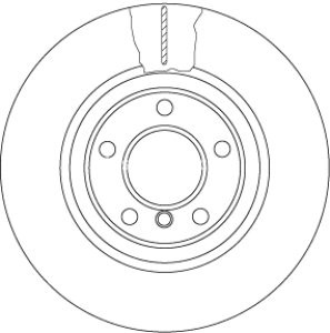 Disc frână TRW din doua piese ,față, pentru: BMW 5 (F10), 5 (F11) 1.6-3.0D 06.09-02.17 3