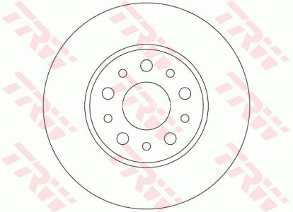 Disc frână TRW ,spate, pentru: FIAT 500L 0.9-1.6D 09.12- 3