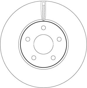 Disc frână TRW ,față, pentru: FORD FOCUS IV 1.0-2.0D 01.18-