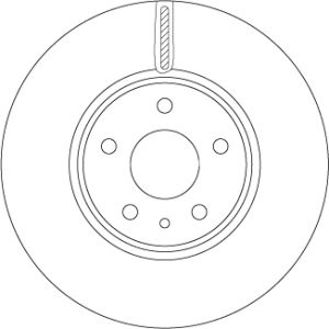 Disc frână TRW ,față, pentru: FORD MONDEO V; FORD USA FUSION 1.0-2.7 09.12- 3