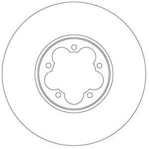 Disc frână TRW ,față, pentru: FORD TRANSIT V363 2.0D/2.0DH/2.2D 08.13- 3