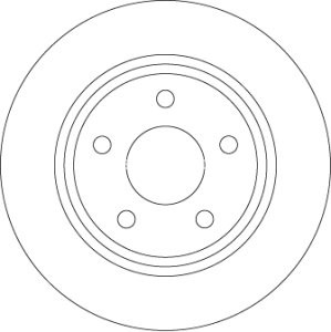 Disc frână TRW ,spate, pentru: FORD FOCUS IV 1.0-2.0D 01.18-