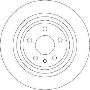 Disc frână TRW ,spate, pentru: FORD MONDEO V; FORD USA FUSION 1.0-2.5 09.12- 3