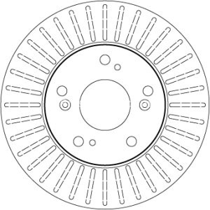 Disc frână TRW ,față, pentru:  HONDA CIVIC VII, CIVIC VIII, CR-Z, INTEGRA, STREAM 1.3H-2.0 11.00- 3