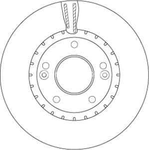 Disc frână TRW ,față, pentru: HYUNDAI ELANTRA V, ELANTRA VI, I30, KONA, KONA/SUV, VELOSTER, VENUE; KIA CEE'D, CEED, PRO CEE'D, SELTOS 1.0-2.0 09.10- 3