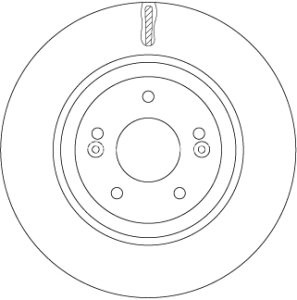 Disc frână TRW ,față, pentru: HYUNDAI GRANDEUR, I20 III, I40 I, I40 I CW, IX35, KONA, KONA/SUV, NEXO, TUCSON, TUCSON/SUV; KIA CADENZA I, CEE'D, CEED, OPTIMA 1.0-Electric 01.10- 3
