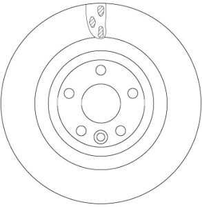 Disc frână TRW ,spate, pentru: JAGUAR F-PACE, I-PACE; LAND ROVER DISCOVERY SPORT, RANGE ROVER VELAR 1.5H-Electric 09.14- 3