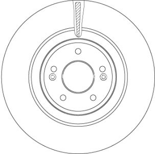 Disc frână TRW ,față, pentru: KIA STINGER 2.0 06.17-