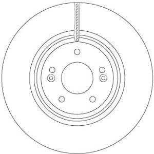Disc frână TRW ,față, pentru: KIA OPTIMA 2.0 09.15-12.19 3