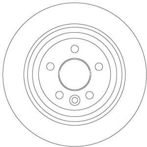 Disc frână TRW ,spate, pentru: LAND ROVER FREELANDER 2 2.0/2.2D/3.2 10.06-10.14 3