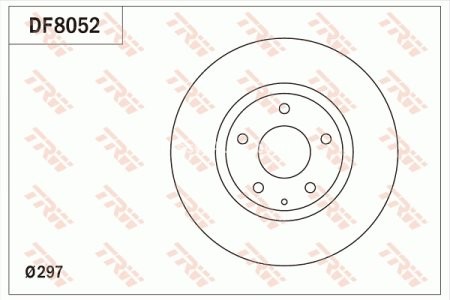 Disc frână TRW ,față, pentru: MAZDA 6, 6/KOMBI, CX-5, CX-9 2.0/2.2D/2.5 11.11- 3