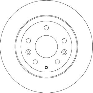 Disc frână TRW ,spate, pentru: MAZDA CX-3 1.5D/2.0 02.15- 3