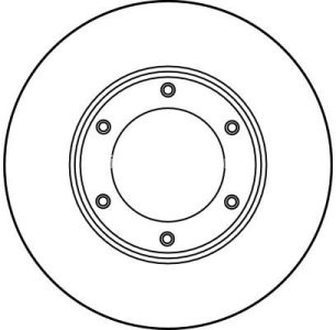 Disc frână TRW ,față, pentru: NISSAN PATROL GR IV, PATROL III/1, PATROL III/2 2.8-4.2D 11.79-02.98 3