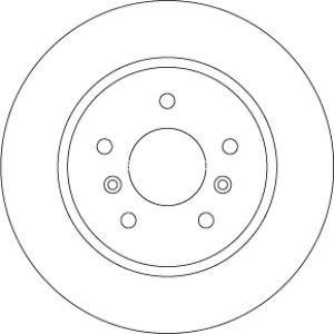 Disc frână TRW ,spate, pentru: NISSAN QASHQAI II 1.2-2.0 11.13- 3
