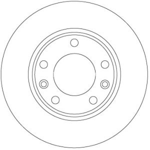 Disc frână TRW ,spate, pentru: PEUGEOT 308 II, 308/HATCHBACK 1.2-2.0D 09.13-06.21