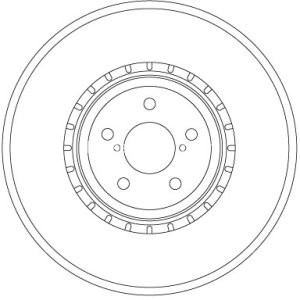 Disc frână TRW ,față, pentru: SUBARU FORESTER, LEGACY IV, LEGACY V, OUTBACK 2.0-3.6 09.03- 3