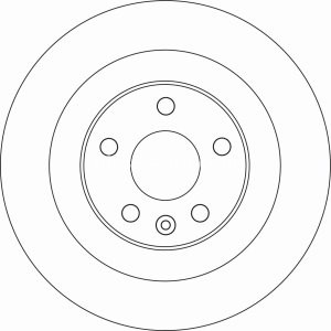 Disc frână TRW ,spate, pentru: VOLVO S60 III, S90 II, V60 II, V90 II, XC60 II 2.0-2.0H 03.16-