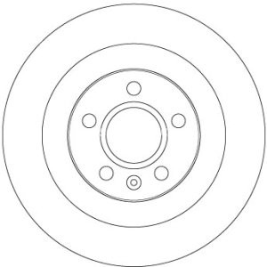 Disc frână TRW ,spate, pentru: VOLVO XC40 1.5-2.0H 10.17-