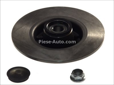 Disc frână ATE, spate, cu rulment (cu inel ABS) pentru: DACIA SANDERO II; NISSAN NOTE; RENAULT CLIO III, CLIO III/HATCHBACK, MEGANE II, MODUS, TWINGO II, WIND 0.9-2.0 09.02-
