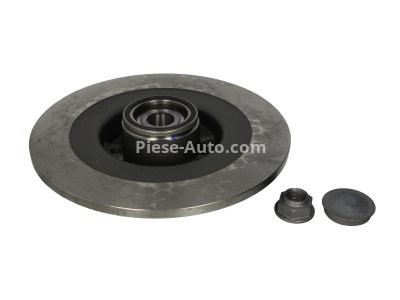 Disc frână ATE, spate, cu rulment (cu inel ABS) pentru: RENAULT ESPACE IV, LAGUNA II, LATITUDE, VEL SATIS 1.6-3.5 03.01-